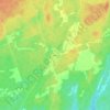 Mapa topográfico Flinton, altitude, relevo