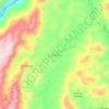 Mapa topográfico El Prodigio, altitude, relevo