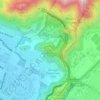 Mapa topográfico Cerro Polanco, altitude, relevo