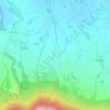 Mapa topográfico Fuente Oneri, altitude, relevo