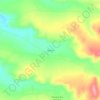 Mapa topográfico Tibuna, altitude, relevo