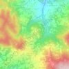 Mapa topográfico Rossone, altitude, relevo
