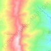 Mapa topográfico Toyasa Batu Limbong, altitude, relevo