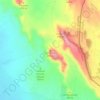 Mapa topográfico El Rallón, altitude, relevo