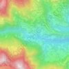 Mapa topográfico Lavina, altitude, relevo