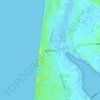 Mapa topográfico Søndervig, altitude, relevo