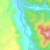Mapa topográfico Pejerrey, altitude, relevo