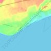 Mapa topográfico Pargua, altitude, relevo