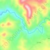 Mapa topográfico Pecho del Fraile, altitude, relevo