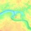Mapa topográfico Bhedaghat, altitude, relevo