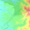 Mapa topográfico Sapang Bulac, altitude, relevo