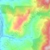 Mapa topográfico Taena, altitude, relevo