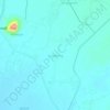 Mapa topográfico Cangkring, altitude, relevo