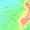 Mapa topográfico Cala Sur, altitude, relevo