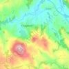 Mapa topográfico Nattadon, altitude, relevo