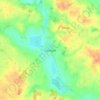 Mapa topográfico Sandvad, altitude, relevo