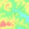Mapa topográfico Gavião, altitude, relevo