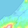 Mapa topográfico El Ñuro, altitude, relevo