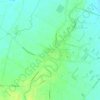 Mapa topográfico Castiglione di Ravenna, altitude, relevo
