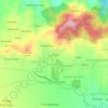 Mapa topográfico Jombor, altitude, relevo