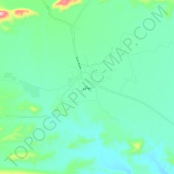 Mapa topográfico Duki, altitude, relevo