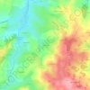 Mapa topográfico Chabreuil, altitude, relevo