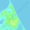 Mapa topográfico Squam, altitude, relevo