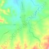 Mapa topográfico Taninga, altitude, relevo