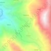 Mapa topográfico Cochas Baja, altitude, relevo