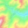 Mapa topográfico Caspalá, altitude, relevo