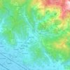Mapa topográfico Carrara, altitude, relevo