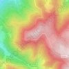 Mapa topográfico Omerskopf, altitude, relevo