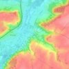Mapa topográfico Hameau de Bretagne, altitude, relevo