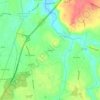 Mapa topográfico Ervedal, altitude, relevo