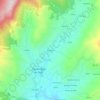 Mapa topográfico Moredos, altitude, relevo