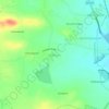Mapa topográfico Adhanur, altitude, relevo