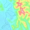 Mapa topográfico Floresta, altitude, relevo