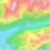 Mapa topográfico La Culatte, altitude, relevo