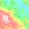 Mapa topográfico Enchanted Hills, altitude, relevo