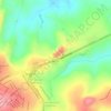 Mapa topográfico Morro do Baú de Santa Cruz, altitude, relevo