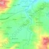 Mapa topográfico Tegalsari, altitude, relevo