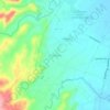 Mapa topográfico Potrerito, altitude, relevo