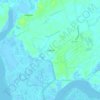 Mapa topográfico Rockland, altitude, relevo
