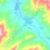 Mapa topográfico Semita, altitude, relevo