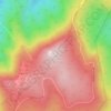 Mapa topográfico Stony Man, altitude, relevo