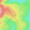 Mapa topográfico Blake Hill, altitude, relevo