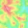 Mapa topográfico Lokoti, altitude, relevo