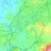 Mapa topográfico Mouta, altitude, relevo