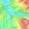 Mapa topográfico La Rochotte, altitude, relevo