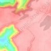 Mapa topográfico El Beltrán, altitude, relevo